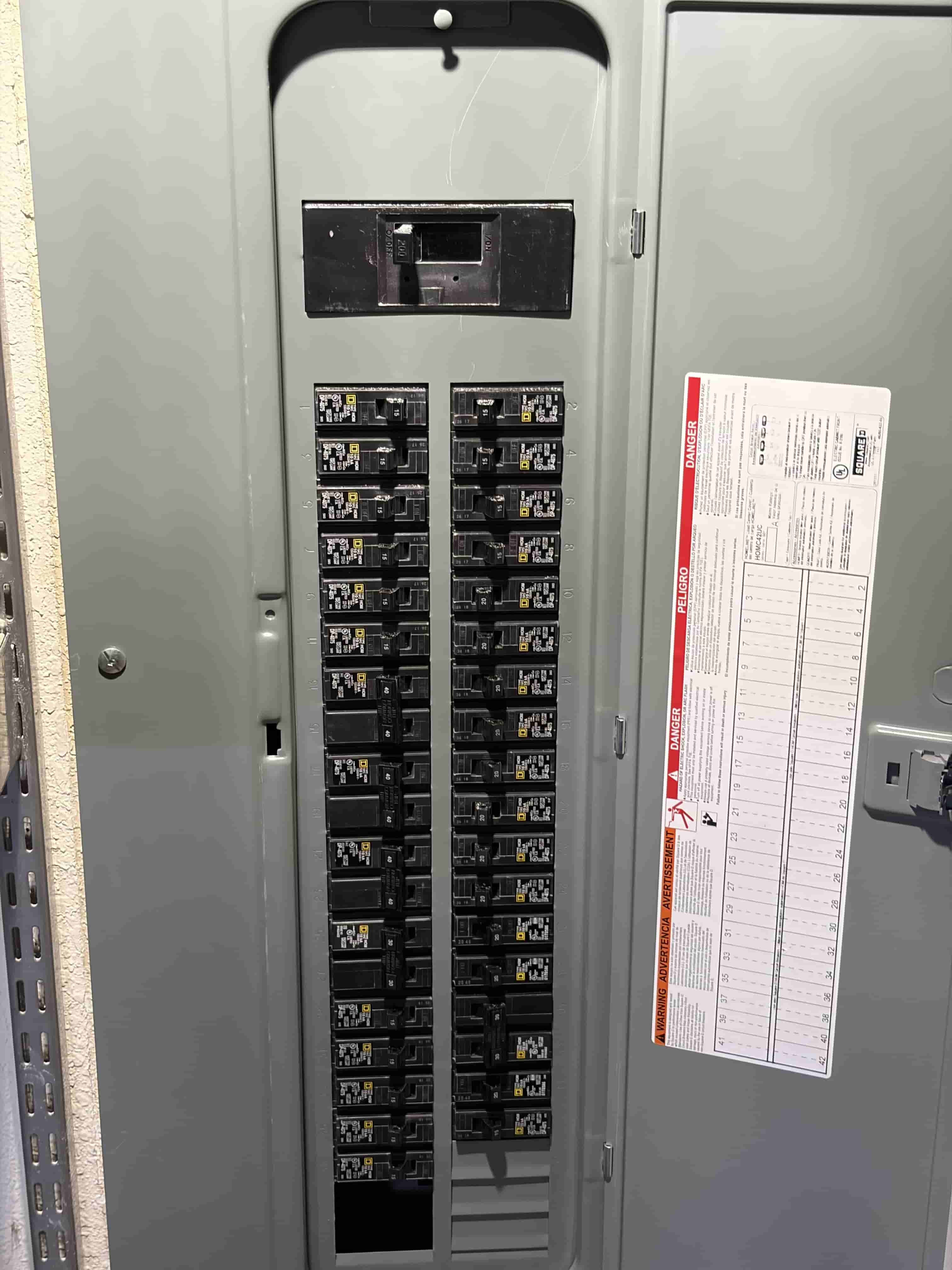 New Indoor Panel Upgrade
